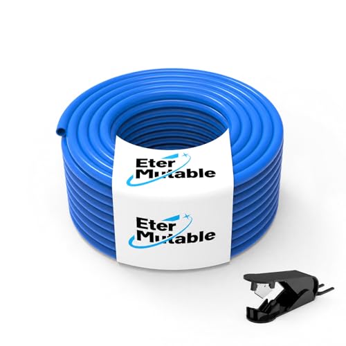4mm OD 2.5mm ID Blue Polyurethane PU Pneumatic Air Hose Tubing 98.4 Feet/30Meter Air Brake Line Tubing Compressed Accessories - color: Blue, size: 4MM OD/98.4 Feet