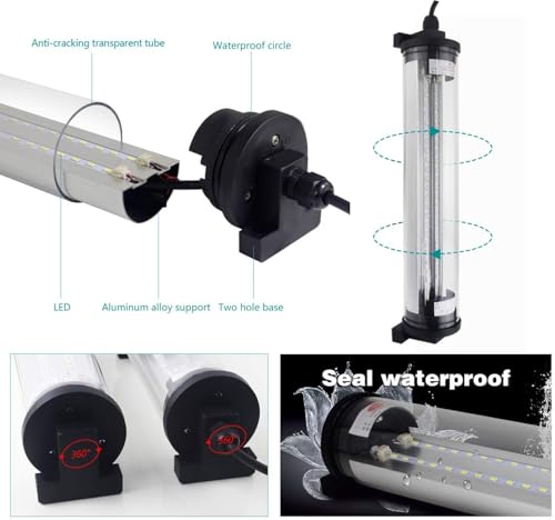 LED Work Light 40W 120V IP66 Explosion Proof LED Light Waterproof CNC Machine lamp Industrial Workshop Garage Lighting