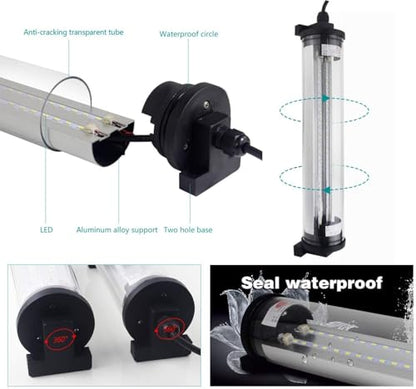 LED Work Light 40W 120V IP66 Explosion Proof LED Light Waterproof CNC Machine lamp Industrial Workshop Garage Lighting