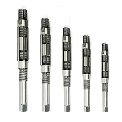 Adjustable Hand Reamer H12-H16, 1-1/16" to 2-7/32", Metal & Wood - size: H12 to H16 - 5Pcs