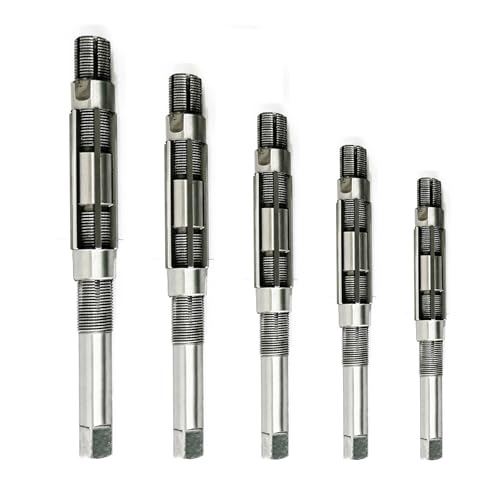Adjustable Hand Reamer H12-H16, 1-1/16" to 2-7/32", Metal & Wood - size: H12 to H16 - 5Pcs