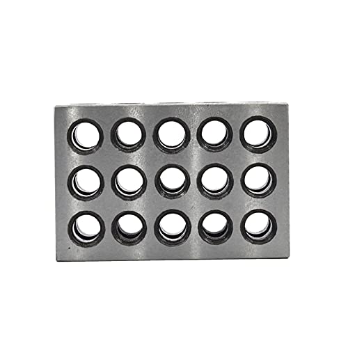 1 x 2 x 3 Inch Blocks Matched Pair 23 Holes Hardened Steel HRC 57-62 123 Precision Machinist Set Up Blocks