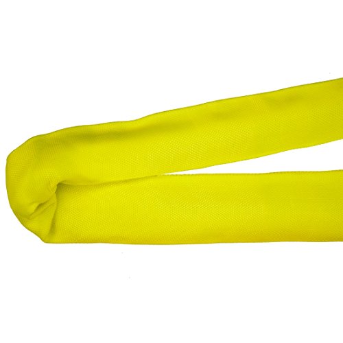 VULCAN Round Sling - Medium Duty - 10 Foot - Yellow - Safe Working Load of 8,400 Lbs. (V) - 6,700 Lbs. (C) and 16,800 Lbs. (B) - size: Yellow - 10 Foot
