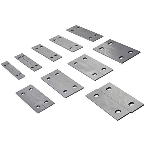 10 Pair 1/8 x 6 Inch Thin Parallel Bars Set, with 2 Holes