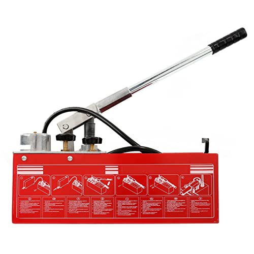 IRONWALLS Hydraulic Manual Water Pressure Compression Test Pump Water Pipe Leakage Pressure Tester 3 Gallon Tank - size: 3 Gallon Tank