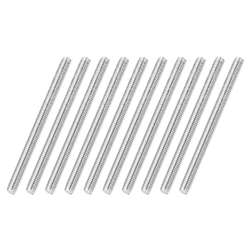 uxcell 10Pcs Fully Threaded Rod M2.5 x 0.45mm Pitch 35mm/1.4 Inch Threaded - size: M2.5x0.45mmx35mm
