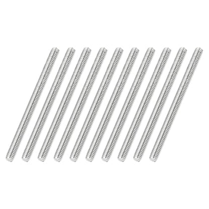uxcell 10Pcs Fully Threaded Rod M2.5 x 0.45mm Pitch 35mm/1.4 Inch Threaded - size: M2.5x0.45mmx35mm