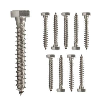 Conquest Lag Bolts 1/4" x 1-1/2" - size: 1/4"-10 x 1-1/2"
