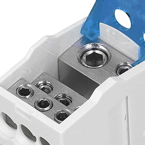 BORDSTRACT 690V 125A Blue DIN Rail Distribution Box - color: Blue, size: 125A