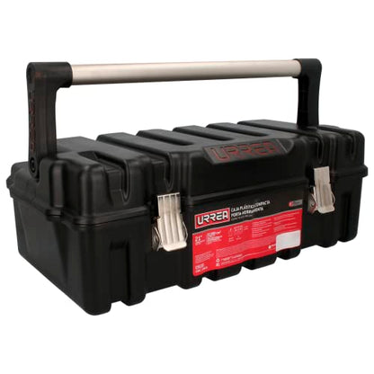 URREA Tool Box - 21" x 11" x 7.5" Heavy-Duty Mobile Tool Carrier with Reinforced ABS Moulded Design & Removable Tray - CPUC20 - size: 21" x 11" x 7.5"