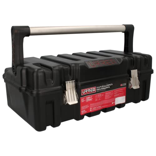 URREA Tool Box - 21" x 11" x 7.5" Heavy-Duty Mobile Tool Carrier with Reinforced ABS Moulded Design & Removable Tray - CPUC20 - size: 21" x 11" x 7.5"
