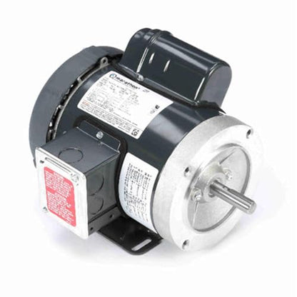 Marathon F105 56H Frame Farm Duty High Torque Motor, Single Phase Capacitor Start/Capacitor Run, Rigid Base, Totally Enclosed Fan Cooled, 15.2/8.2-7.6 amp, 1-1/2 hp, 1800 RPM, 115/208-230V