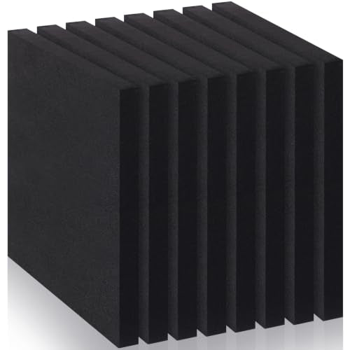 8 Pcs Non Adhesive Neoprene Foam Padding Sheets, Black