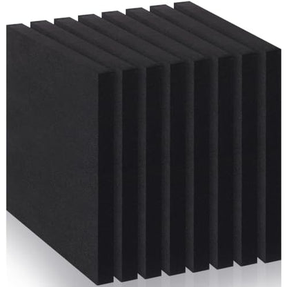 8 Pcs Non Adhesive Neoprene Foam Padding Sheets, Black