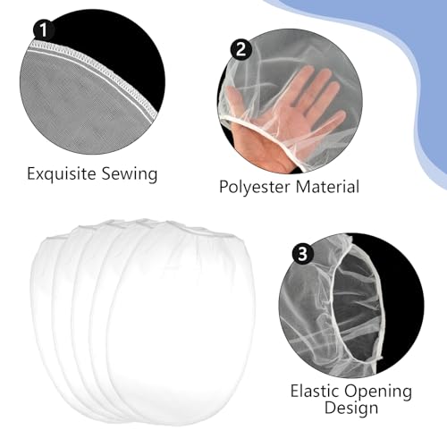 10 Pcs Paint Strainer Bags 5 Gallon Fine Mesh with Elastic Top for Paint