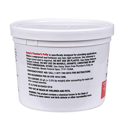 Oatey 31174 5 lb. Flexible Plumber's Putty - size: 5 Pound