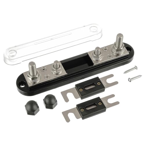 BOJACK ANL Fuse Holder Block with 2Pcs 350A ANL Fuse, Maximum Current 750A - size: 350A
