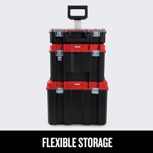 CRAFTSMAN VERSASTACK 17.126-in Metal Wheels Lockable Tool Box