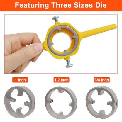 Waziaqoc 6-Pack Plastic PVC Thread Maker Tools