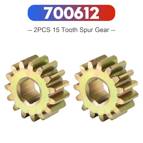 2PCS 700612 Replacement 15 Tooth Spur Gear 10 DP/20 PA Fit for Lippert RV Slide Out Systems,Works with 281331 140409 324869 123356 or 122837 - size: 2PCS