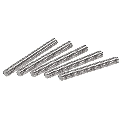 uxcell 50Pcs M4 x 30mm Fully Threaded Rod 304 Stainless Steel Right Hand Threads,M4-0.7 Thread Pitch