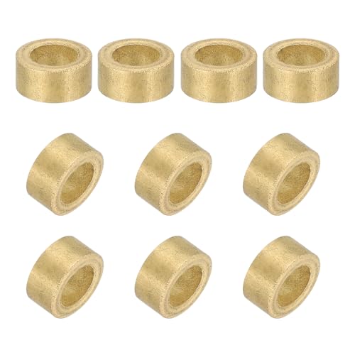 uxcell 50Pcs Sleeve Bearings, 5mm Bore x 8mm OD x 4mm Length, Self-Lubricating Sintered Bronze Bushing - size: 5mm Bore x 8mm OD x 4mm Length