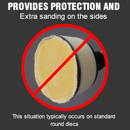 MAXMAN 2"Sanding Discs, 320 Grit Flex Edge Sandpaper, for Drill/Bowl Sander - style: 320 Grit