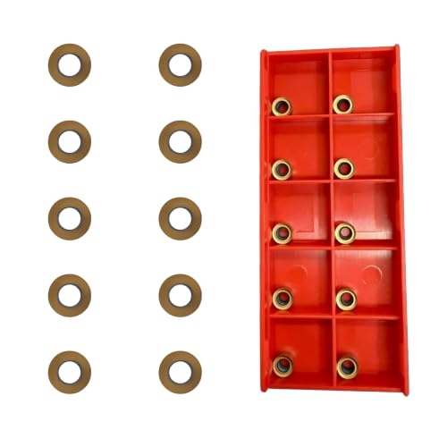 3/8"&1/2" 10Pcs Round Carbide Lathe Turning Inserts - color: 10pcs Carbide Lathe Inserts