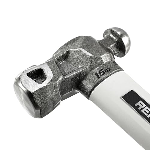 Real Steel Ball Peen Hammer 16 oz, Metalworking Tool Ball Pein Hammer (Graphite)