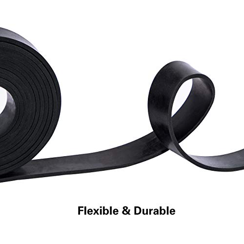 TORRAMI Solid Neoprene Rubber Strips Roll 1/8 (.125) inch Thick X 1 inch Wide X 10 Feet, for DIY Weather Stripping, Gasket, Seal - size: 1" Wide X 10' Long, style: 1/8 (.125)" Thick