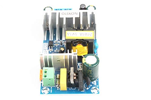 NOYITO AC to DC Isolated Power Supply Module DC 24V 4A 5V 1A Dual Output Power AC 120V (90-256V) 50-60Hz to 24V 5V 120W Industrial Power Module (Dual Output 24V 4A, 5V 1A, Blue) - size: Dual Output 24V 4A / 5V 1A