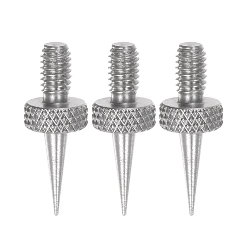HARFINGTON 3pcs Needle Point Contact Points R0.15 M2.5 Thread 7mm Length 303 Stainless Steel Pointed Head for Dial Digital Indicators Depth Gauge - size: R0.15x7mm