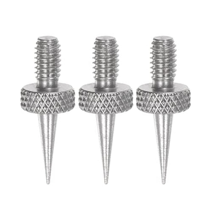HARFINGTON 3pcs Needle Point Contact Points R0.15 M2.5 Thread 7mm Length 303 Stainless Steel Pointed Head for Dial Digital Indicators Depth Gauge - size: R0.15x7mm