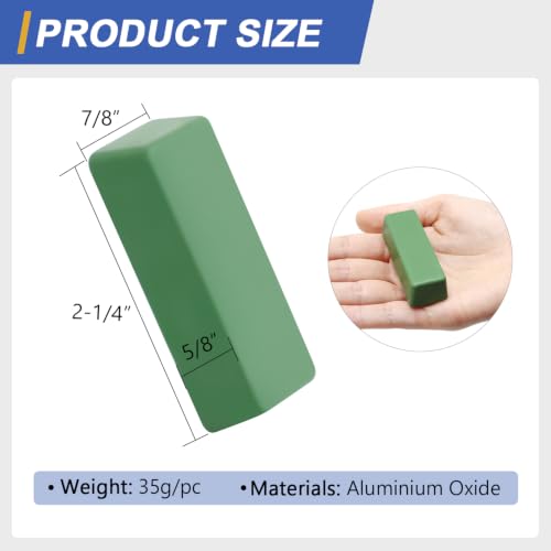 SCOTTCHEN Stropping Compound, 4 Oz, Fine Green Buffing Polishing Compound, Leather Strop Compound, Honing Compound for Knife Polishing-3Pack - size: 4 Oz. - Fine Green