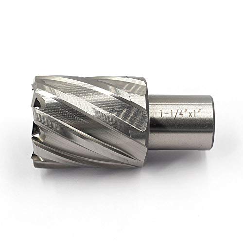 Annular Cutter JESTUOUS 3/4 Inch Weldon Shank 1-1/4 Cutting Diameter