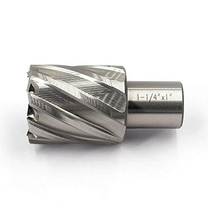 Annular Cutter JESTUOUS 3/4 Inch Weldon Shank 1-1/4 Cutting Diameter