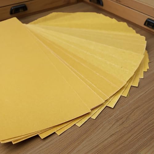 40 Pcs 1/4 Sheet Sandpaper, 320 Grit Premium Sand Paper for Wood Metal Automotive, 5.5" x 4.5", Wet/Dry Use, Palm Sander & Hand Sanding - style: Gtit 320
