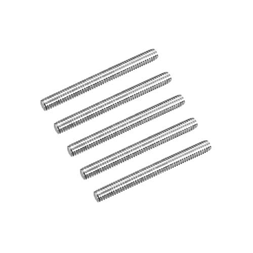MECCANIXITY Fully Threaded Rod M4 x 35mm 0.7mm Thread Pitch 304 Stainless Steel Right Hand Threaded Rods Bar Studs 5 Pack - size: M4 x 35mm
