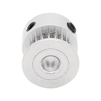 5PCs Aluminum 2GT Timing Pulley 20 Teeth Bore 5mm for 3D Printer 6mm Width 2GT Timing Belt - size: 20 teeth, style: 5mm bore, for 6mm belt