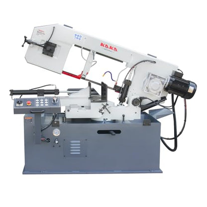 KAKA INDUSTRIAL BS-1810GC Metal Band Saw, 18 x 9.8 in, 13 in Round - style: 18"x9.8" Swivel on both sides