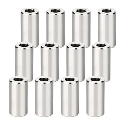 TAISHER 12pcs Stainless Steel Bushing Sleeve, 5/8" OD x1/4"ID (1"Length) - size: 5/8" OD x1/4"ID（12pcs）