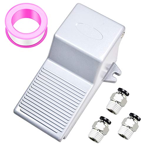 TAILONZ 1/4"NPT Pneumatic Foot Pedal Valve 5 Way 2 Position 4F210-08 - size: 5 Way 2 Position