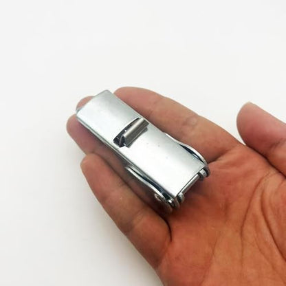 Adjustable Steel Toggle Latch Toolbox Hasp Lock Mechanical Device Over Center Latch (2pcs) - size: D / carbon steel