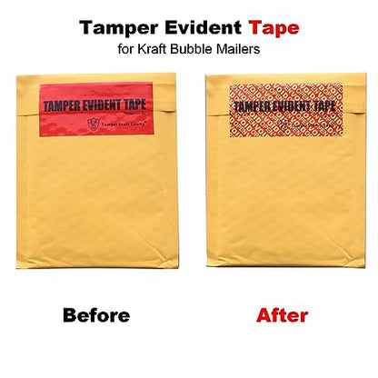 1 Roll 50mm x 50m 100% Total Transfer Tamper Evident Security Seal Tape