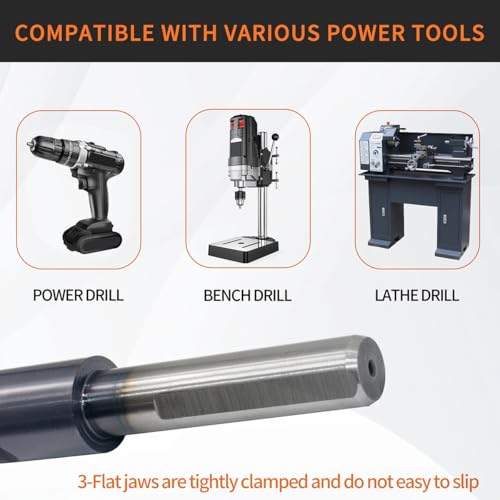 Meccion M35 Cobalt Drill Bits 13/16 Inch TiAIN HSS Drill Bit for Metal - size: 13/16 in.