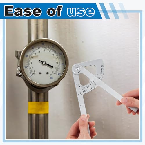 Moxweyeni 2 Pack Pipe Caliper 7 Inch Stainless Steel Pipe Measuring Tool