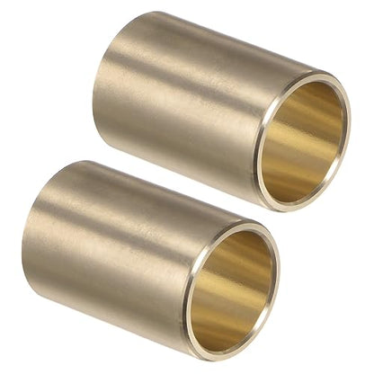 uxcell 2pcs Sleeve Bearings 5/8" Bore 3/4" OD 1-1/8" Length Cast Brass Self-Lubricating Bushing - size: 5/8" x 3/4" x 1-1/8"
