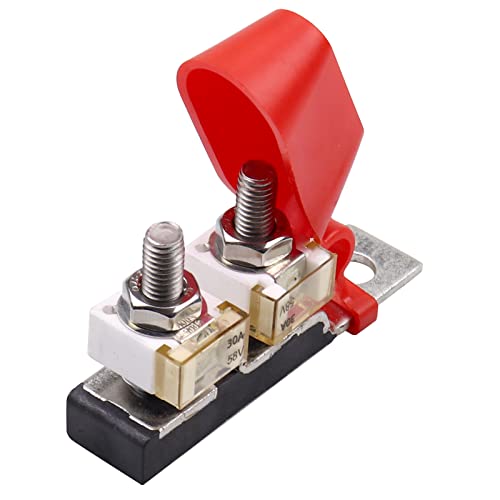 MRBF Terminal Fuse Block 30Amp Fuse Holder, Double Studs, Max Voltage 58V - size: 30A