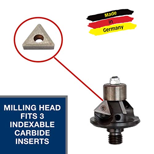 CS Unitec | EKF 300.3 | Portable Hand-Held Beveling and Chamfering Machine for Metal. 30 Degree Weld Seams and Chamfer from 0-1/4", 13.5 Amp, 110V - Made in Germany - style: 30° Beveler - EKF 300.3