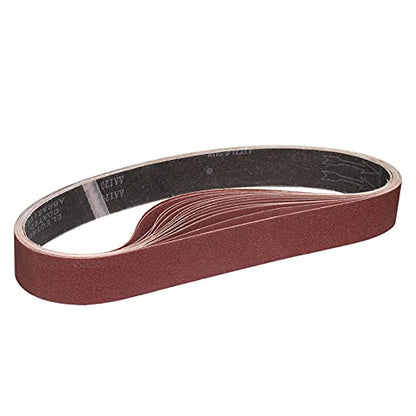 14 Pack 2X42 Sanding Belts 40/60/80/120/180/240/400 Grit - size: 2 x 42 in (10 Pck)